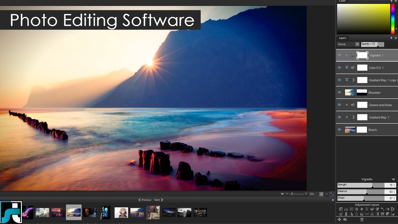 Retouch software for photo editing