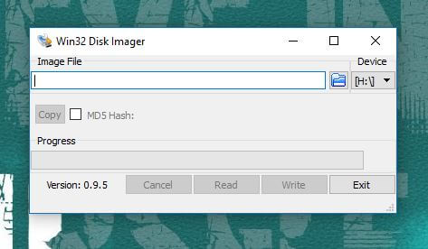Windows 32 Disk Imager
