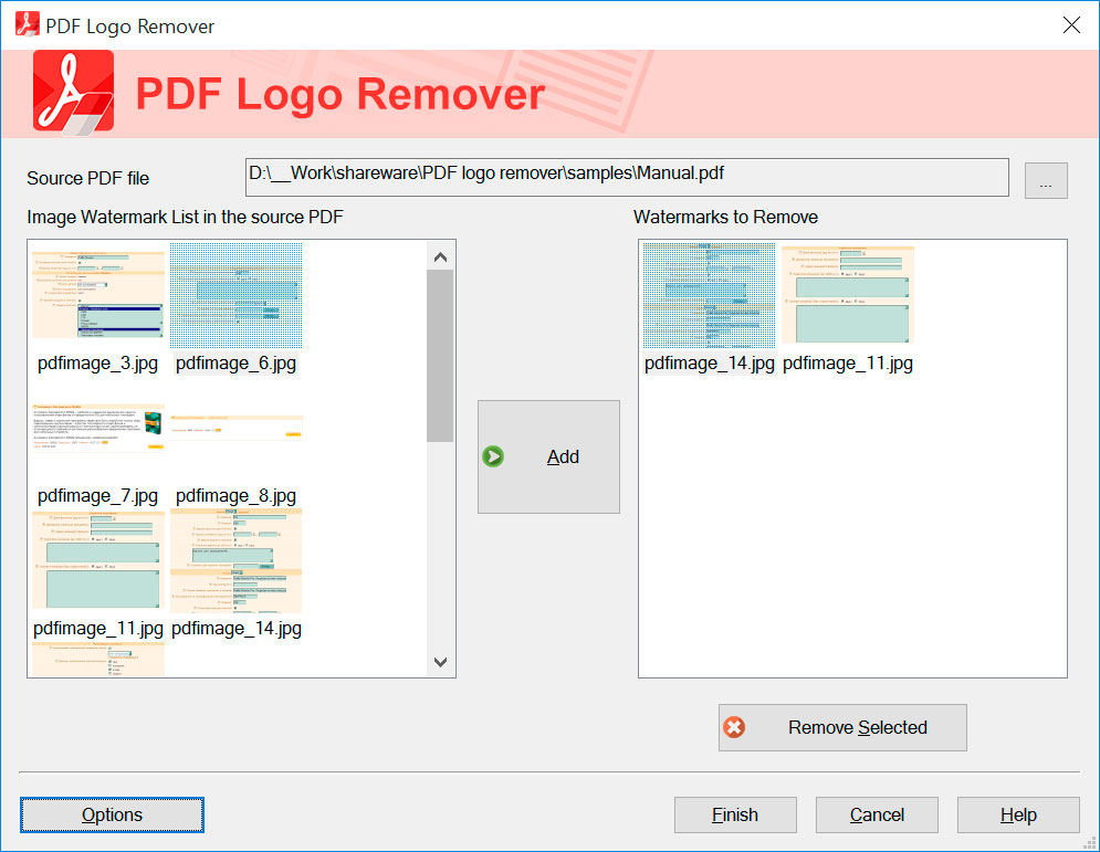 Freeware pdf watermark remover